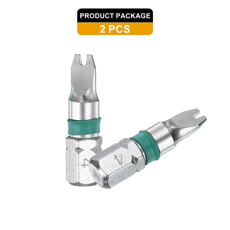 Uxcell 2pcs U Type Screwdriver Bit U4 1/4