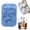 Blue, variant on 3D Dog Tray Silicone Fun Dogs Shape Ice Maker Dog Lover 3D Corgi Dog Silicone 4 Cavity Large Ice Tray With Funnel Reusable DIY Ice Maker(1Pc)