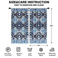 thumbnail image 2 of Blackout Kids Curtains,Blue Geometric Pattern Childrens Insulated Curtains Set Of 2,Bedroom Essentials,Toddler Room Decor 42x84in(106x213cm), 2 of 5