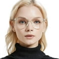 thumbnail image 2 of Premium Blue Light Blocking Glasses Clear Lens Anti Blue Light Glasses, 2 of 5