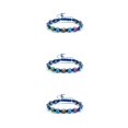 thumbnail image 1 of Jumpingount trenzada longitud ajustable hilo elástico tejida joyería de mujer encanto multicolor cadena de mano Unisex Type1 NO1, 1 of 6