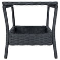 thumbnail image 4 of Mesa de patio exterior VidaXL moderna poliratán gris oscuro, 4 of 6