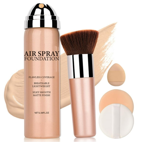 Cobertura total de Airbrush Foundation QIUFSSE Magic Minerals