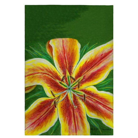 Yellow Lily Guest Towel - 20 x 20 in.