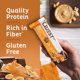 thumbnail image 3 of Chocolate Chip Dough Cookie Protein Bars, 21g Protein, 1g Sugar, 4g Net Carb, Gluten Free, Keto Friendy, 12 Count, 3 of 5