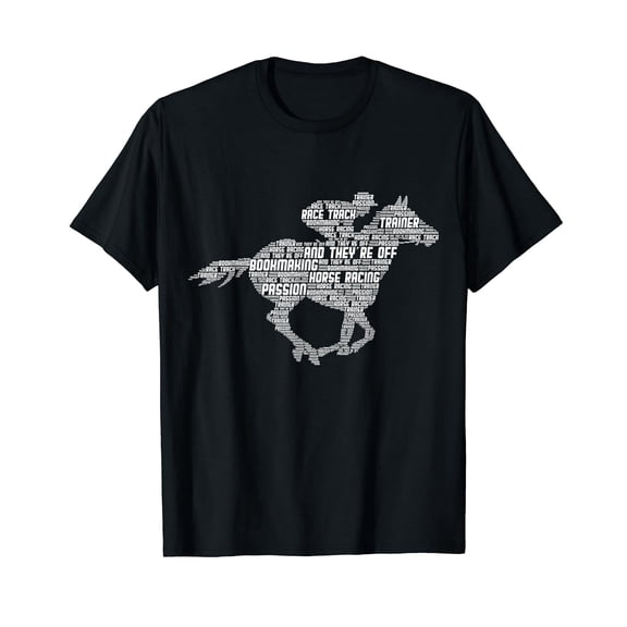 Horse Racing Jockey Derby Men T-Shirt