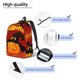thumbnail image 3 of Easygdp Halloween Pumpkin Mochila de Lona Resistente para Laptop, Compatible con Laptops de 15 a 17 pulgadas, Ideal para Escuela, Trabajo y Viajes-Small, 3 of 5
