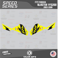 thumbnail image 3 of Kalair GFX Graphics Kit for Yamaha ATV BLASTER YFS 200 (2003-2006) Speed Series, 3 of 5
