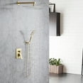 thumbnail image 2 of Rainlex One-Handle 1-Spray Setting Brushed Gold Bathtub Shower Faucet, 2 of 10