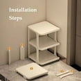 thumbnail image 5 of COWIN 8 Tiers Combination Shoe Rack, Plastic Stackable Shoe Rack Storage Organizer White, 5 of 8