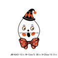 thumbnail image 1 of Calcomanías de impresión de cara sonriente de calabaza para Festival de Halloween, pegatinas de transferencia de calor DTF, listas para presionar para bolsas de ropa, 1 of 4