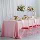 thumbnail image 4 of B-Cool Mantel Rosa Con Lentejuelas Para Mesa, Elegante Decoración De Boda, Manteles Rectangulares Para Fiestas, Cortinas De Mesa Con Lentejuelas Para Patio, Cumpleaños, 90 X 90 Pulgadas, 4 of 5