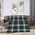 thumbnail image 6 of Fleece Throw Blanket,Scottish Tartan Plaid Super Soft Flannel Cozy Blankets, Lightweight Fuzzy Blankets for Couch Sofa Bed Office, Plush Blankets for All Season 50"x40", 6 of 8