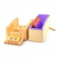 thumbnail image 1 of Juego De Herramientas Para Hacer Jabón, Caja Cortadora De Jabón De Madera Ajustable, Rebanador De Jabón De Cera De Acero Inoxidable, Cuchillos Ondulados, Kit Para Hacer Jabón matsuzay HA024653-02, 1 of 6