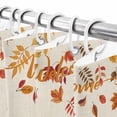 thumbnail image 7 of Shower Curtains for Bathroom-36"x72",Thanksgiving Gnome Pumpkin Farm Harvest Waterproof Bath Curtain Shower Curtain Set, 7 of 7