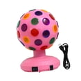 thumbnail image 4 of Lámpara de bola de discoteca, Plug & Play USB, rotación de 360  degree, iluminación de DJ, luz de fiesta para espectáculo, Festival de Halloween, celebració rosa, 4 of 8