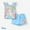 6#Light Blue, variant on Disney Princess Girls 2 Pcs Jasmine Graphic Ruffle Top with Leggings Bike Shorts Outfits Sets Toddler Kids 4-5T
