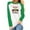 Green, variant on Black路Friday路 asdoklhq Christmas Clothing Under $5.00,Women's Christmas Shirt Holiday Season- Gift for Lover Long Sleeve T-shirt Ladies Fit Color Matching Stitching T-shirt