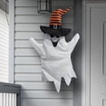 thumbnail image 3 of WAY TO CELEBRATE 28" GHOST WITH WITCH HAT ORANGE, 3 of 5