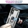 thumbnail image 5 of Dteck Case for Samsung Galaxy S25 Edge,Military Grade Drop Impact Case 360 Metal Rotating Ring Kickstand Holder Armor Heavy Duty Shockproof Cover for Galaxy S25 Edge,Silver, 5 of 7