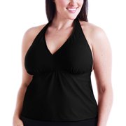 Faded Glory - Women's Plus-Size Halter Tankini Top