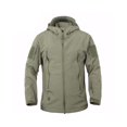 thumbnail image 1 of DLP Tactical Stalker Soft Shell Waterproof & Windproof Fleece Hooded Jacket (XXL, Green), 1 of 4