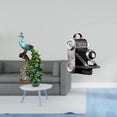 thumbnail image 2 of Estatua De Cámara De Pavo Real, Escultura Animal, Modelo De Resina, Adorno Elegante De Mesa, Accesorio Decorativo Para Dormitorio, Oficina, Sala De Estar, Estantería, Armarios Del Hogar,, 2 of 8