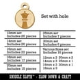 thumbnail image 2 of Chess Piece Black Queen Wood Mini Charms Shapes DIY Craft Jewelry - With Hole - 25mm (7pcs), 2 of 7