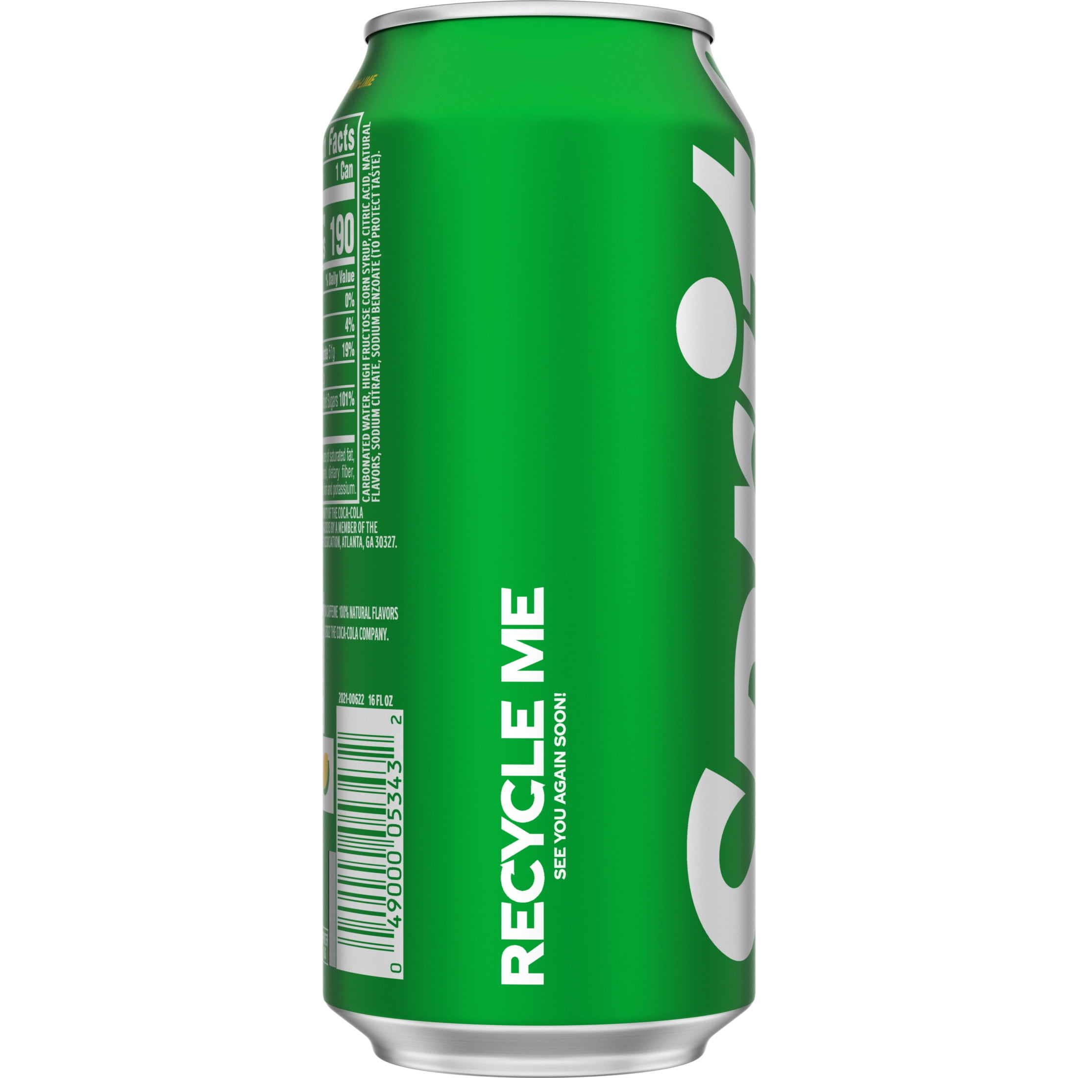 Sprite Lemon-Lime Caffeine Free Soda Pop Can, 16 fl oz