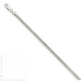 thumbnail image 4 of 925 Sterling Silver 3mm Round Snake Chain Necklace 18 inch for Female, 4 of 4