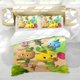 thumbnail image 5 of Katuri Conjunto de sábanas temático, trío de piezas, cómodo y amigable con la piel, diseño único, regalo de decoración para el hogar para familiares, amigos y fans,140cm *210cm, 5 of 6