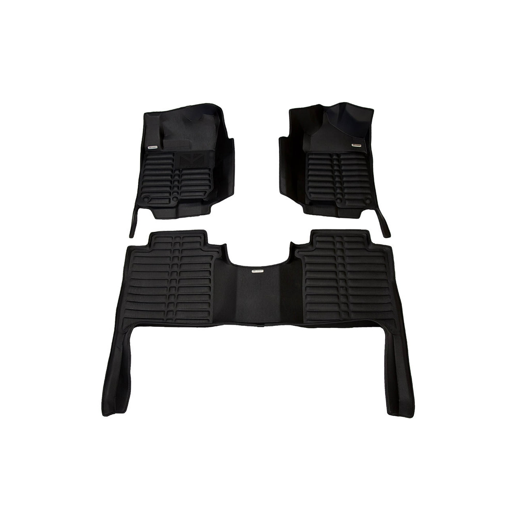 Tuxmat Custom Car Floor Mats For Nissan Titan Crew Cab 2016 2020 Models Laser Measured Largest Coverage Waterproof All Weather