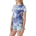 thumbnail image 2 of Lucky Brand Women's H.E.R. Blue Classic Crewneck Graphic Print T-Shirt-Blue / S, 2 of 4
