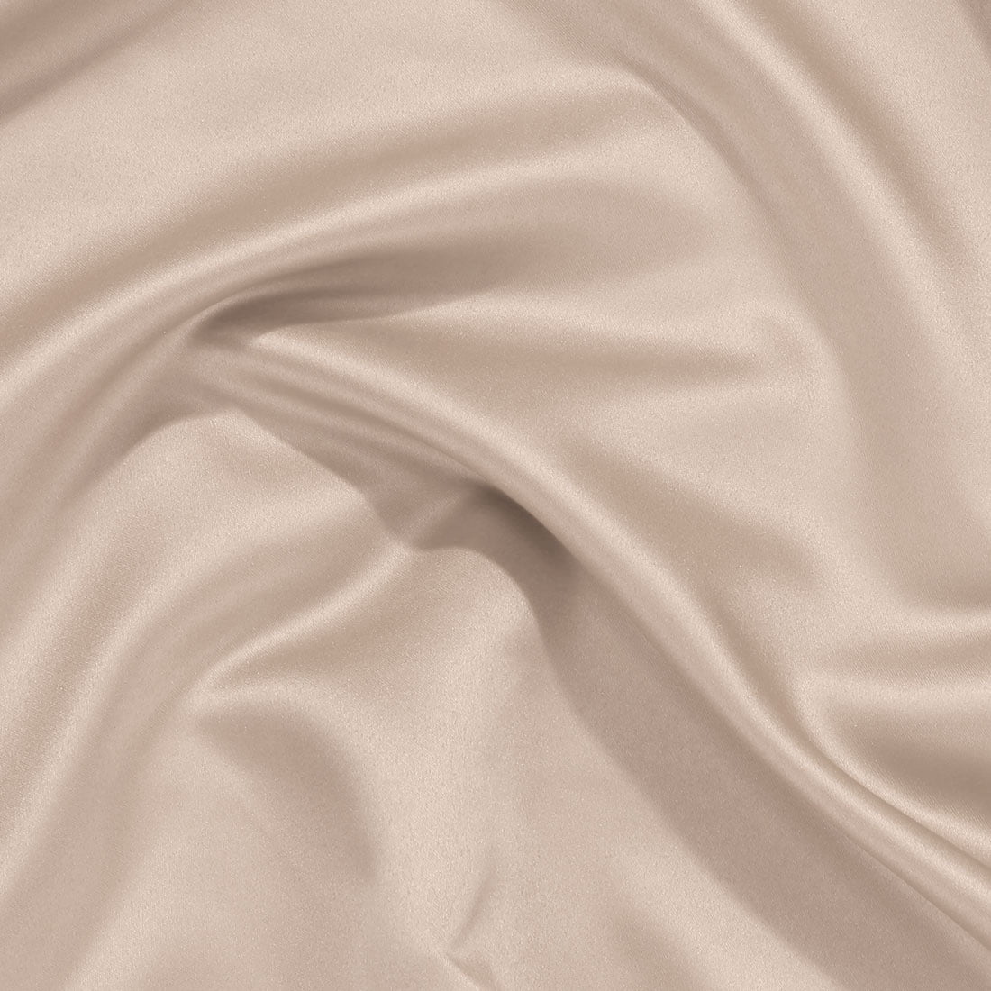 Unique Bargains Silky Satin Pillow Cases Covers Set of 2 Light Tan King