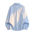 thumbnail image 6 of Hulanddfd Mens Jacket Zip Up Colla Bomber Coat, Long Sleeve Casual Outerwear with Pockets & Ribbed Hem, Daily Wear, 6 of 9