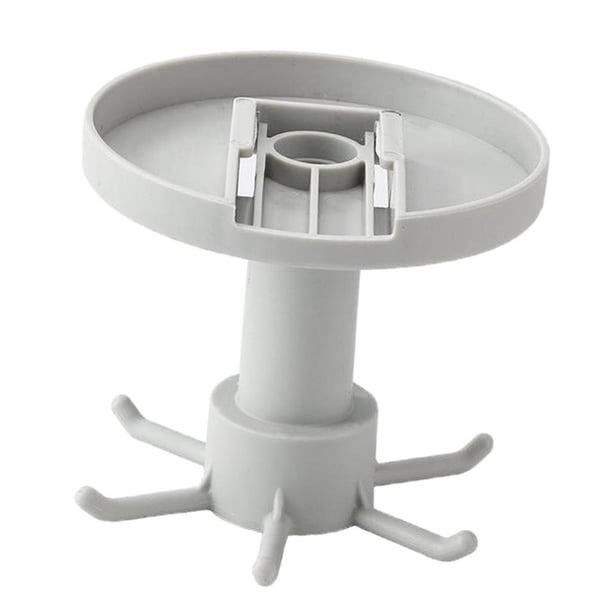 Organizador de utensilios de cocina giratorio de 6 ganchos con adhesivo Gray_Ceiling Mount