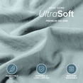 thumbnail image 3 of Bare Home Washed Duvet Cover Set - Ultra-Soft - Premium 1800 Collection - 2 Piece - Twin/Twin XL, Sea Spray, 3 of 9
