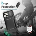 thumbnail image 4 of Dteck Case for iPhone 15 Plus,Shockproof TPU+PC Armor Case Slide Lens Protection Cover for iPhone 15 Plus,Black, 4 of 7