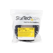 25 ft Cat6a Patch Cable - Shielded (STP) - Black - 10Gb Snagless Cat 6a Ethernet Patch Cable