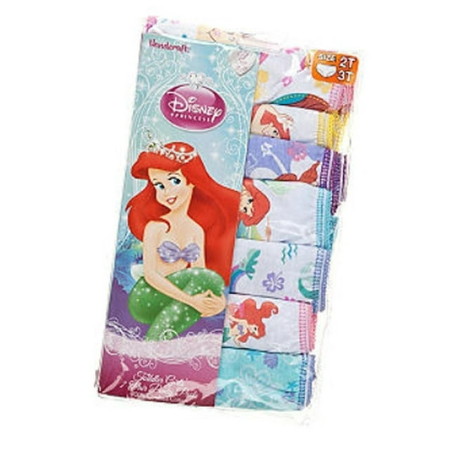 Disney Princess 7Pack Ariel Panty Toddler Girl