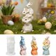 thumbnail image 2 of Sitting Rabbits Silicone Easters Mould For Handmade Candle Resin Home And Crafting Activity, 2 of 4