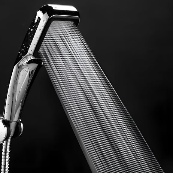 HIBIBUD 2026 New 300 Holes High Pressure Shower Head Powerful Boosting Spray Bath Water Saving for Shower, Bathroom, Bathtub