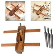 CPAN Wooden Grooving Planer Carpentry Polished Trimming Plane Tool