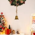 thumbnail image 4 of Luoshdecor Rustic Christmas Bells,Handmade Vintage Metal Bells with Jute Rope for Hanging,Lucky Bells for Christmas Garden Decor, 4 of 7