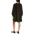 thumbnail image 2 of ALPHA STUDIO womens  Shirred Mini Dress, 42, Black, 2 of 3