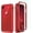 Red, variant on CellEver Clear Full Body Case for iPhone XR, Heavy Duty Protection TPU Bumper [2 Tempered 9H Glass Screen Protectors] Transparent Cover (Red)