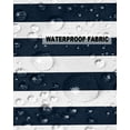 thumbnail image 6 of Marine Nautical Theme Red Anchor Outdoor Pillow Covers Set of 2,Decorative Waterproof Throw Pillow Case,Dark Navy Blue and White Stripes Cotton Linen Soft Cozy Cushion Pillowcases, 6 of 7