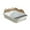 D White, variant on Extra Large Enclosed Litter Box with Odor Control and Prevention, Spacious with Observation Window Non- Base for Easy Cleaning Home Pet Solution