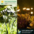 thumbnail image 3 of 8 piezas de luces solares para exteriores, luces de jardín de luciérnagas, luces solares para exteriores para decoración de jardines, luces solares de jardín de 8 LED, luces oscilantes de cuento, 3 of 5