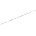 thumbnail image 2 of 14k White Gold 3mm Paper Clip Link Necklace (14"), 2 of 3